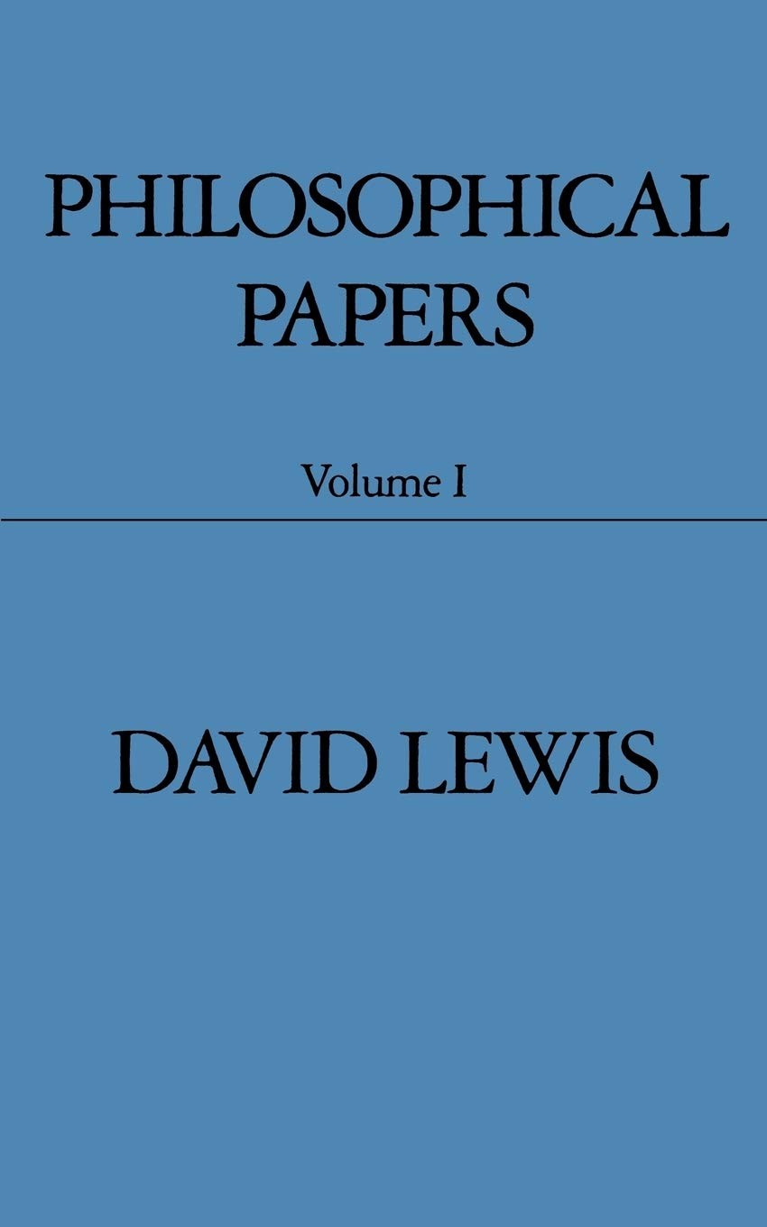 Buy Volume I by David Lewis – Philosophy Papers — BookShops.in