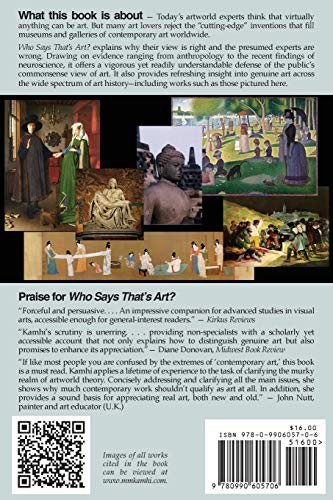 Who Says That's Art? – A Critique of Contemporary Art by Michelle Marder Kamhi view 3