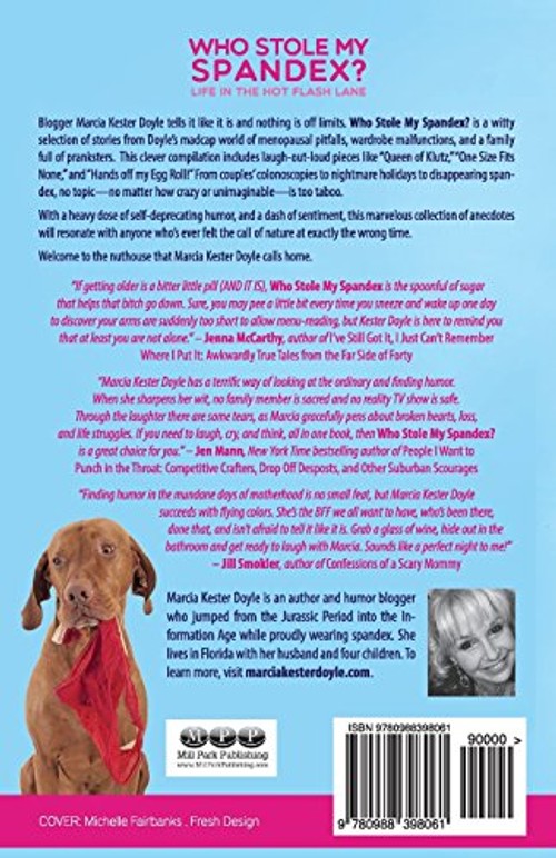 Who Stole My Spandex? – Marcia Kester Doyle – Menopause Humour Book view 3