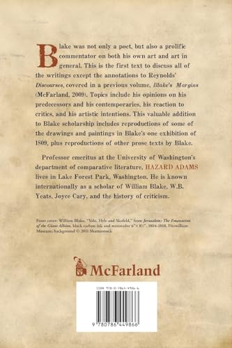 William Blake on His Poetry and Painting: A Study of a Descriptive Catalogue, Other Prose Writings and Jerusalem view 3
