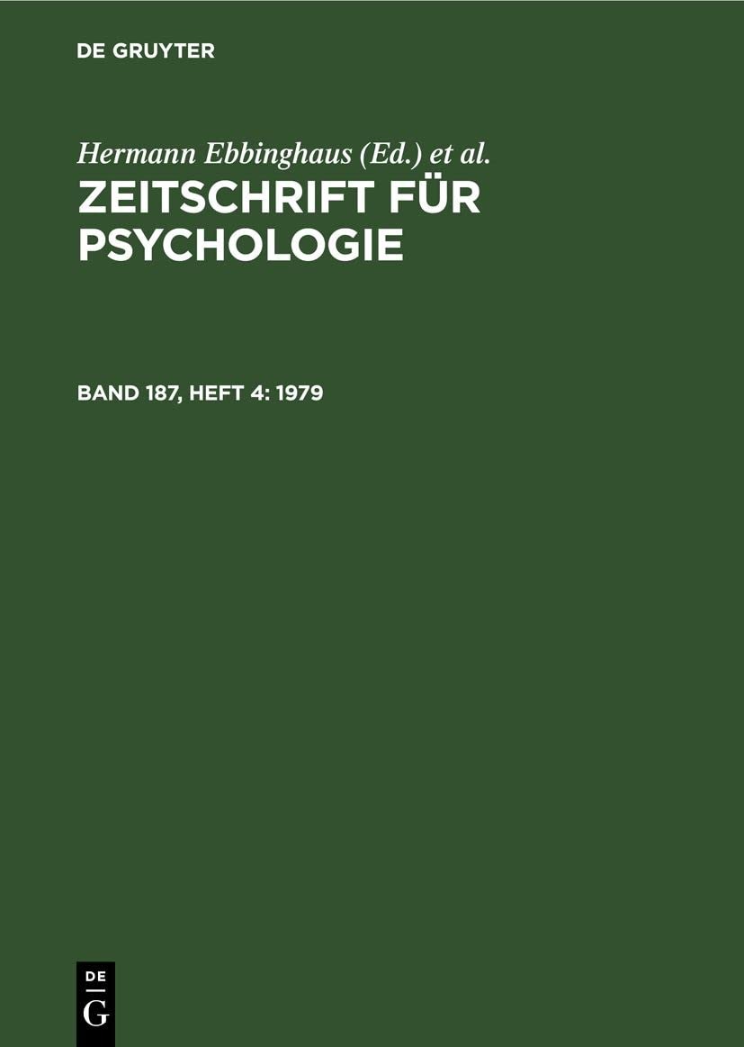 Buy 1979 by Hermann Ebbinghaus and Arthur König | De Gruyter German Language Paperback | Reprint 2021 Edition | Psychology Textbook — BookShops.in