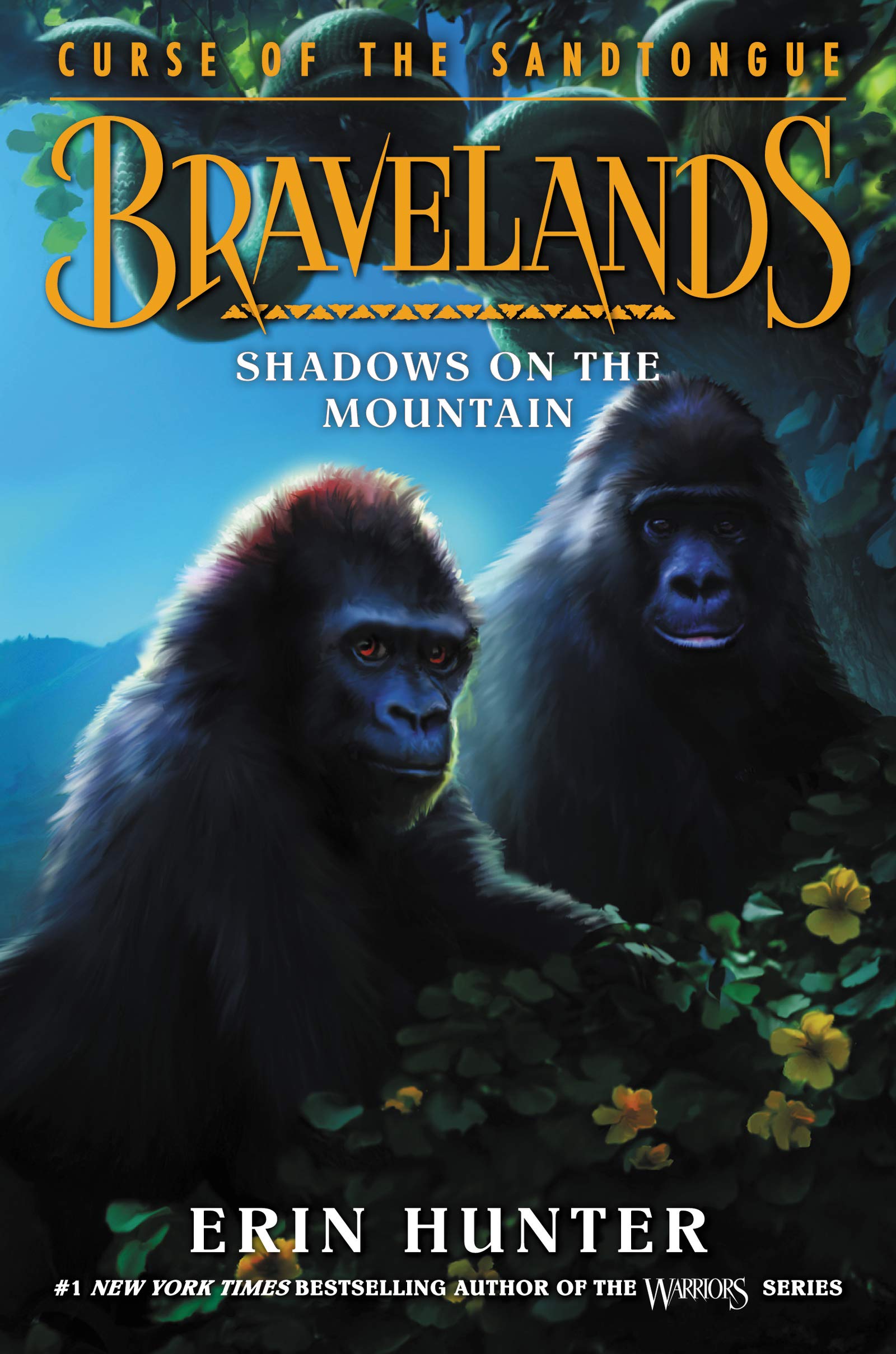 Buy Bravelands: Curse of the Sandtongue #1: Shadows on the Mountain by Erin Hunter | HarperCollins Hardcover | Children's Fantasy Adventure Book — BookShops.in