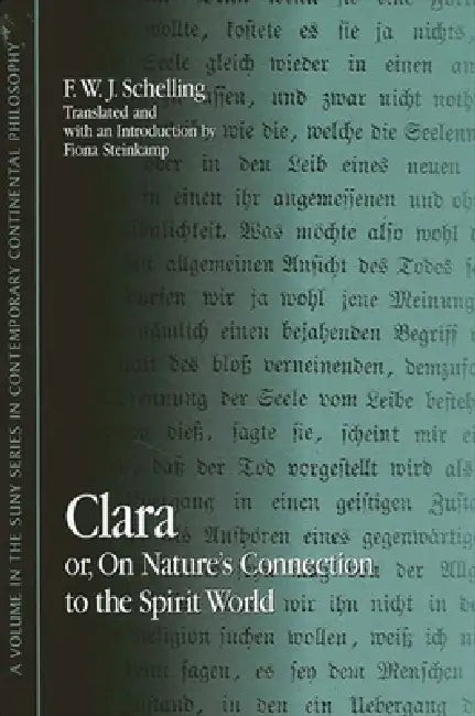 Buy Clara (English, F. W. J. Schelling | Fiona Steinkamp | Fiona Steinkamp) — BookShops.in
