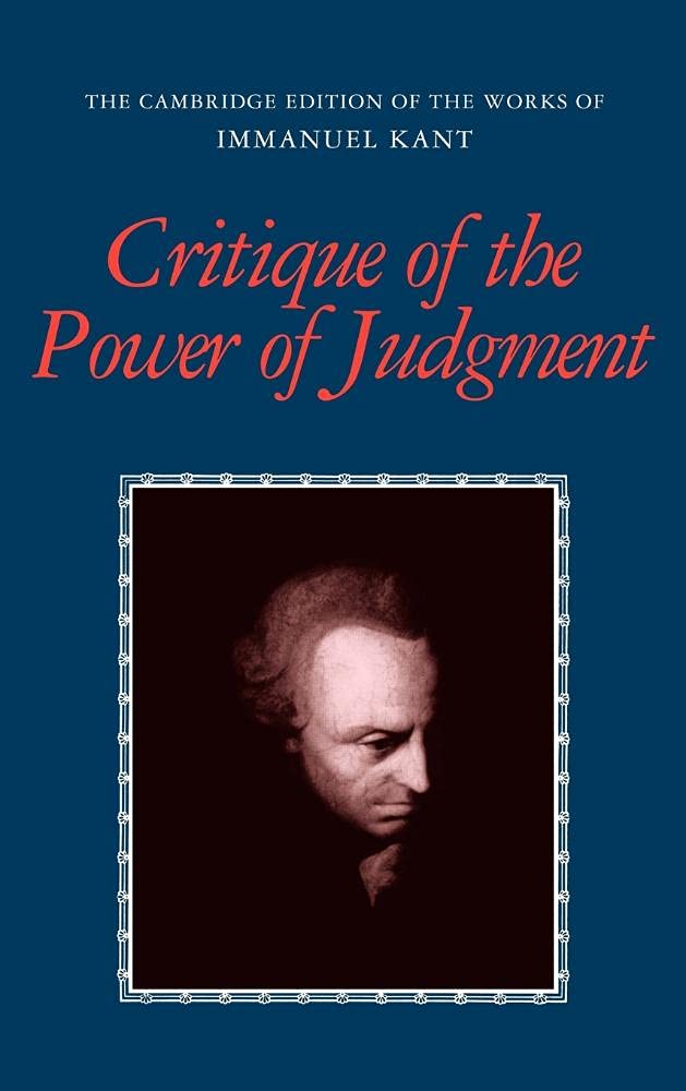 Buy Critique of the Power of Judgment by Immanuel Kant | Cambridge Edition | Hardcover | Higher Education Literary Theory Textbook — BookShops.in