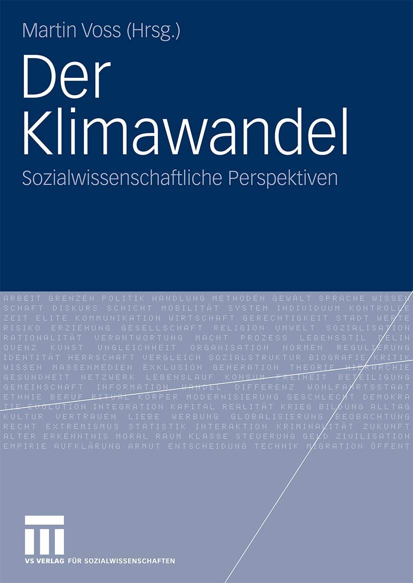 Buy Der Klimawandel: Sozialwissenschaftliche Perspektiven by Martin Voss | Springer VS | German Language Paperback | 2010 Edition — BookShops.in