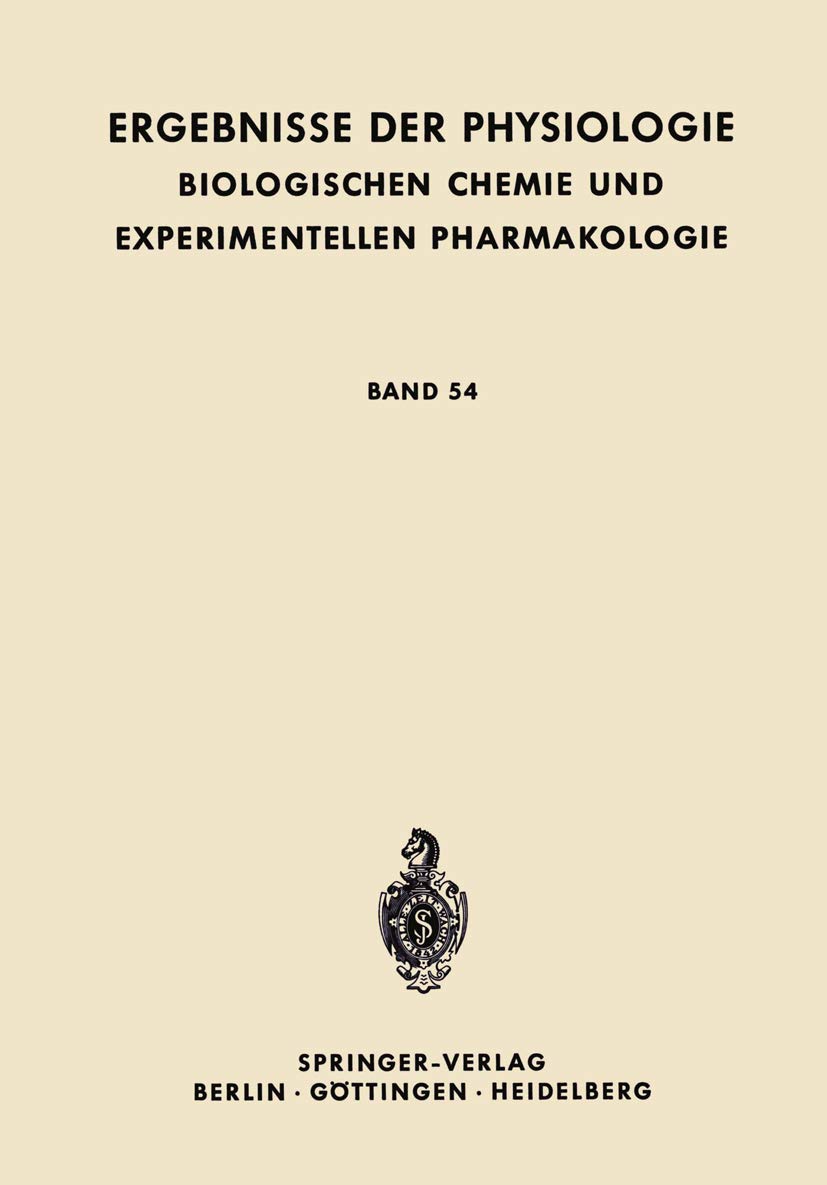 Buy Die Nervöse Steuerung der Atmung: 54 (Ergebnisse der Physiologie) by Oscar A. M. Wyss, K. Kramer, O. Krayer – German Hardcover, Springer-Verlag, 1964 Reprint — BookShops.in