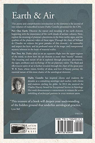 Buy Earth and Air: The Astrological Elements Book 2 by Darby Costello | Hardcover | Raven Dreams Press | Astrology Book for Students & Practitioners — BookShops.in