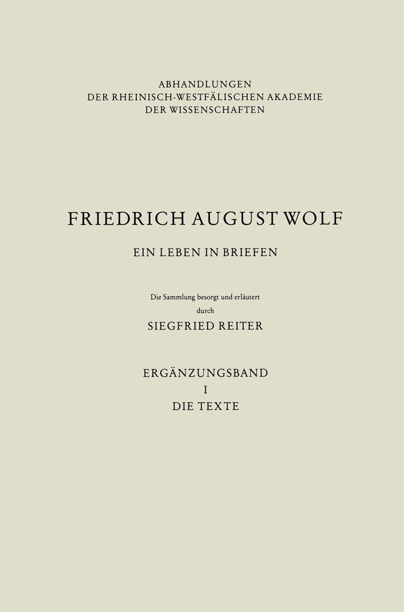 Buy Ein Leben in Briefen: Ergänzungsband I. Die Texte: 84/1 by Siegfried Reiter | Springer VS | German Hardcover | Biographies & Autobiographies — BookShops.in