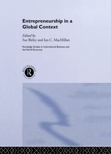 Buy Entrepreneurship in a Global Context by Birley Sue | Routledge Hardcover | International Business & Entrepreneurship Book — BookShops.in