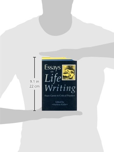 Buy Essays on Life Writing: From Genre to Critical Practice by Marlene Kadar | Univ of Toronto Pr | Hardcover | 1992 Edition - Bookshops.in — BookShops.in