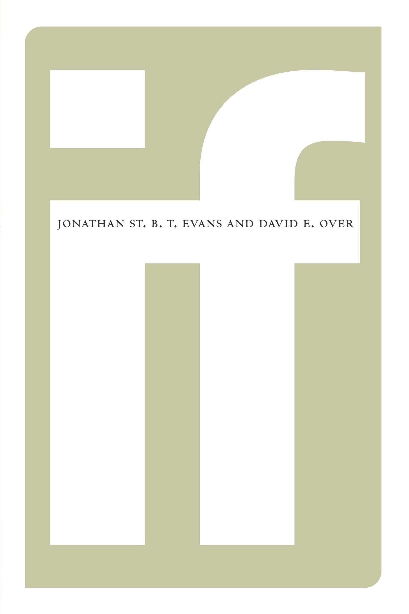 Buy If (Oxford Cognitive Science Series) by Jonathan Evans and David Over | Oxford Univ Pr | English | Paperback | 2004 — BookShops.in
