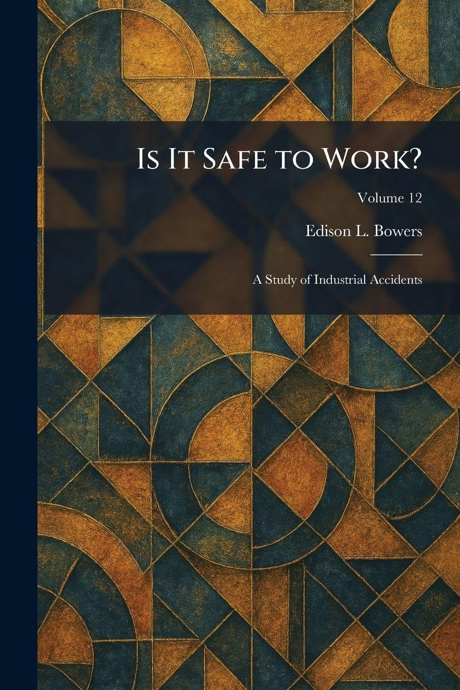 Buy Is It Safe to Work?: A Study of Industrial Accidents by Edison L. Bowers | Hardcover | Tradd Street Press | Labour Economics & Industrial Safety — BookShops.in