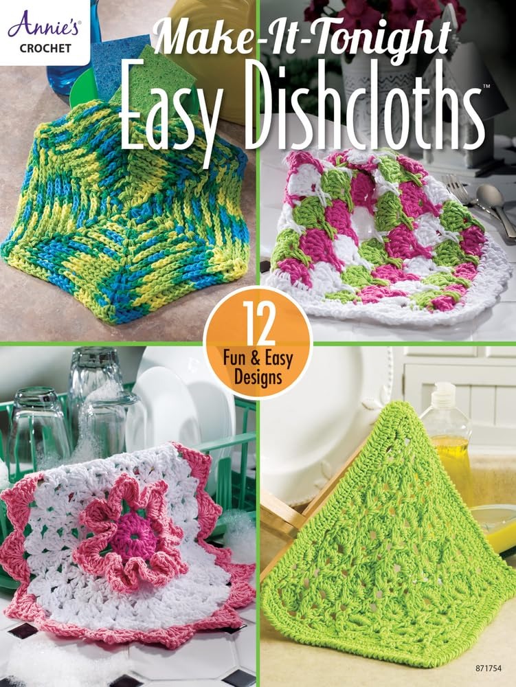 Buy Make-It-Tonight Easy Dishcloths: 12 Fun & Easy Designs by Darla Sims | Annie's | English | Paperback — BookShops.in