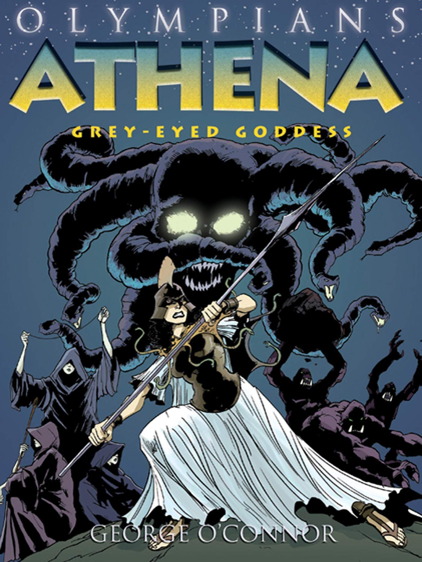 Buy Olympians: Athena: Grey-Eyed Goddess by George O'Connor | First Second | Hardcover | Illustrated | Children's Graphic Novel | Greek Mythology Comic Book — BookShops.in
