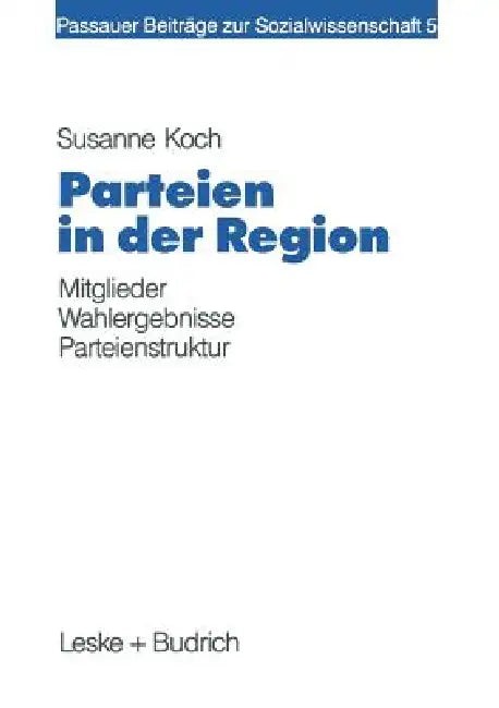 Buy Parteien in Der Region (English, Susanne Koch) — BookShops.in