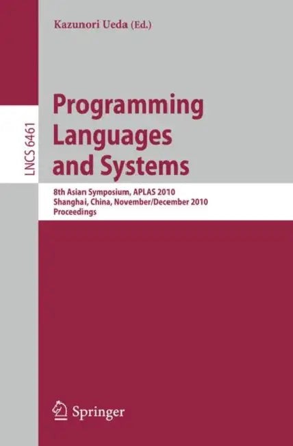 Buy Programming Languages and Systems (English, Kazunori Ueda) — BookShops.in