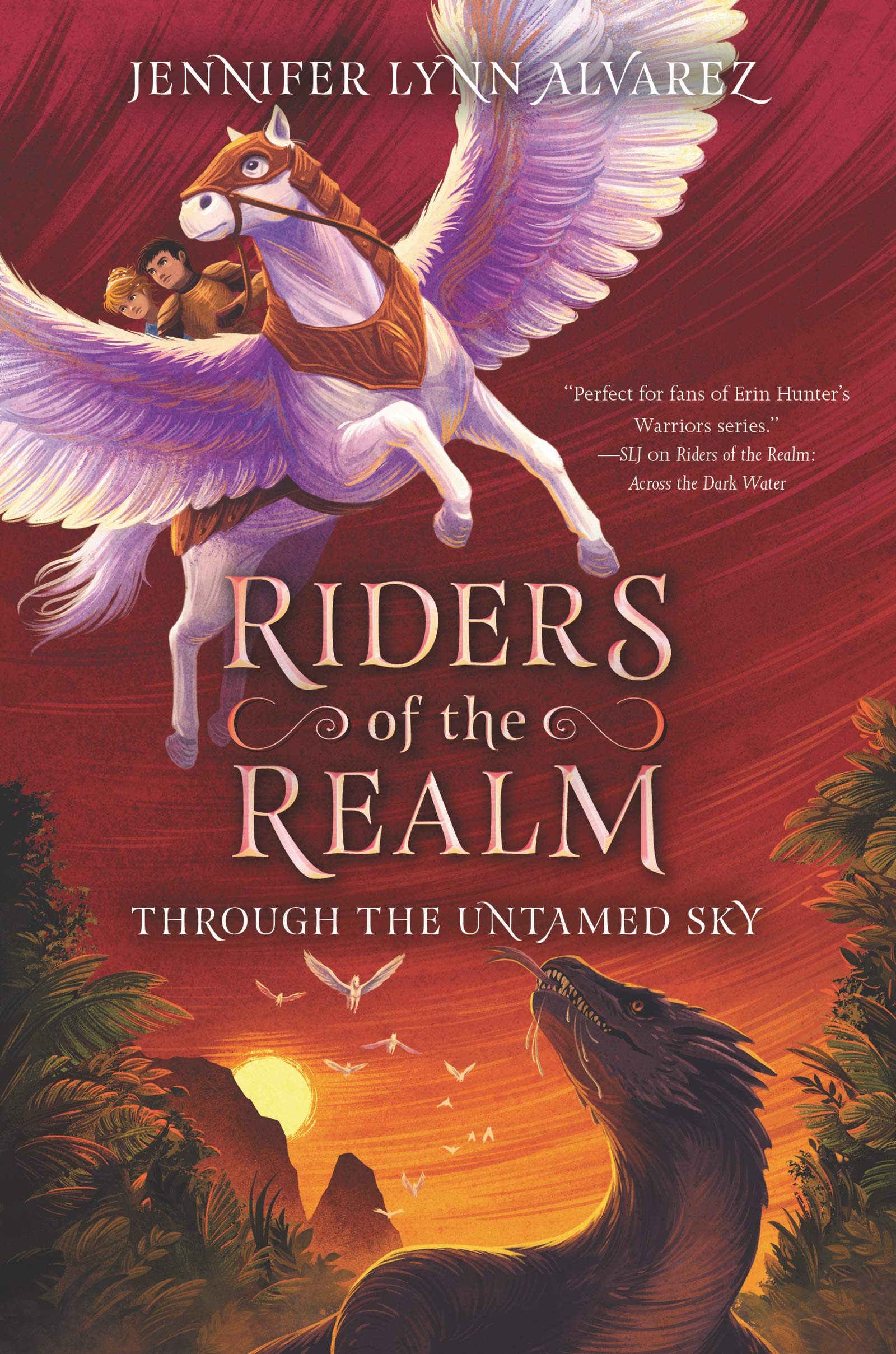 Buy Riders of the Realm: Through the Untamed Sky by Jennifer Lynn Alvarez | HarperCollins | Hardcover | English | Children's Fantasy Adventure for Ages 8-12 — BookShops.in