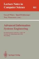 Buy Advanced Information Systems Engineering: 6th International Conference, CAiSE '94 Proceedings by Gerard Wijers, Sjaak Brinkkemper, Tony Wasserman | Springer | Hardcover | English | 1994 Edition — BookShops.in