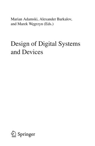 Buy Design of Digital Systems and Devices by Marian Adamski, Alexander Barkalov, Marek Wegrzyn | Springer | Hardcover | 2011 Edition | Computer Science & Electronics — BookShops.in
