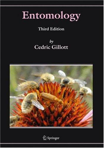 Buy Entomology by Cedric Gillott | 3rd Edition Hardcover | Kluwer Academic Pub | Higher Education Textbook in Biology & Life Sciences — BookShops.in