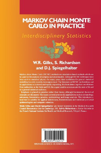 Buy Markov Chain Monte Carlo in Practice by Gilks, Spiegelhalter | Chapman & Hall Hardcover | 1st Edition | Statistics & Mathematics Textbook — BookShops.in