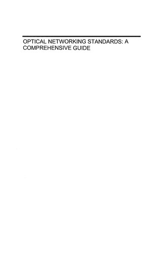 Buy Optical Networking Standards: A Comprehensive Guide for Professionals by Khurram Kazi | SP Elsevier | Hardcover | 2006 Edition — BookShops.in