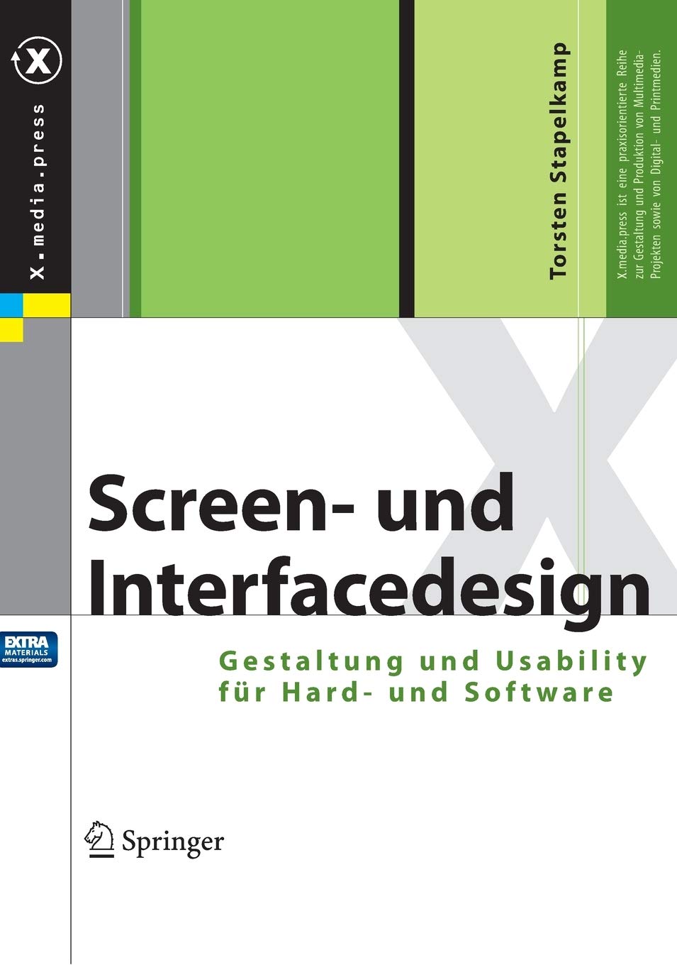 Buy Screen- und Interfacedesign: Gestaltung und Usability für Hard- und Software by Torsten Stapelkamp | Springer | German Hardcover | Computer Science Book — BookShops.in