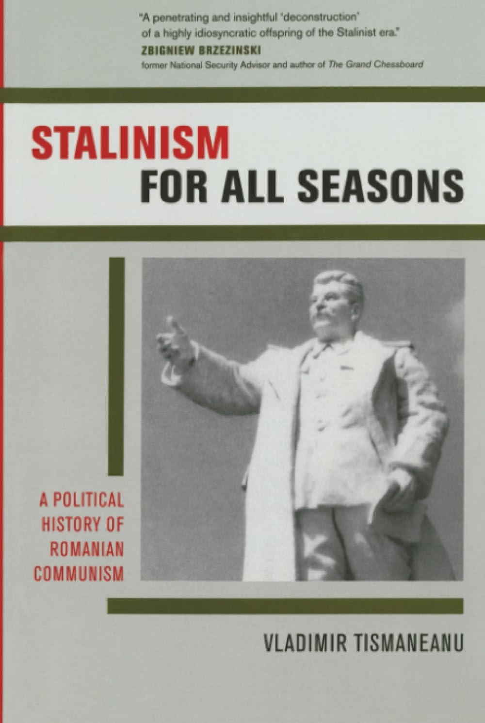 Buy Stalinism for All Seasons: A Political History of Romanian Communism by Vladimir Tismaneanu | Univ of California Press | English | Paperback | 400 Pages — BookShops.in