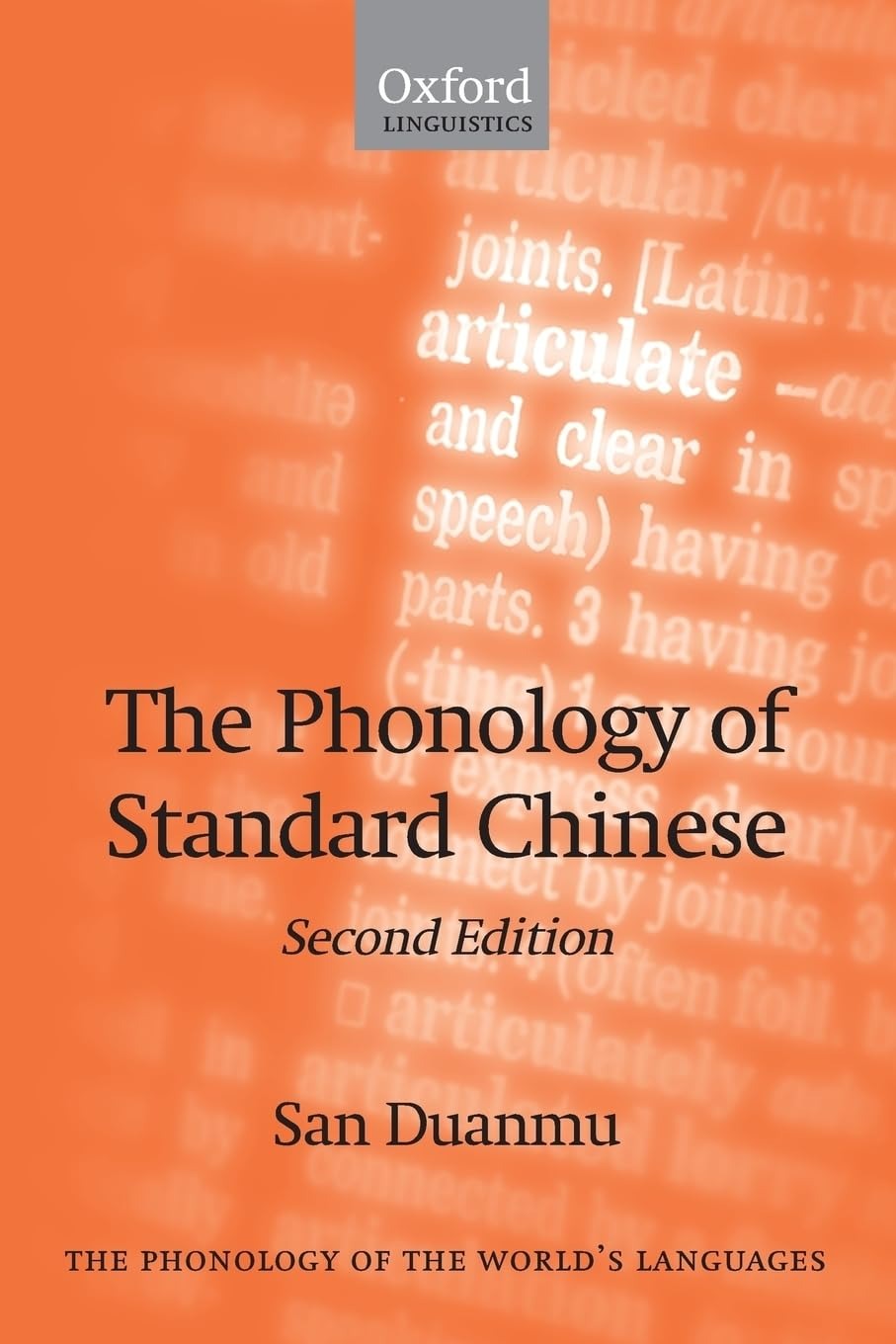 Buy The Phonology of Standard Chinese by San Duanmu | OUP Oxford | English | Paperback | 2nd Edition — BookShops.in