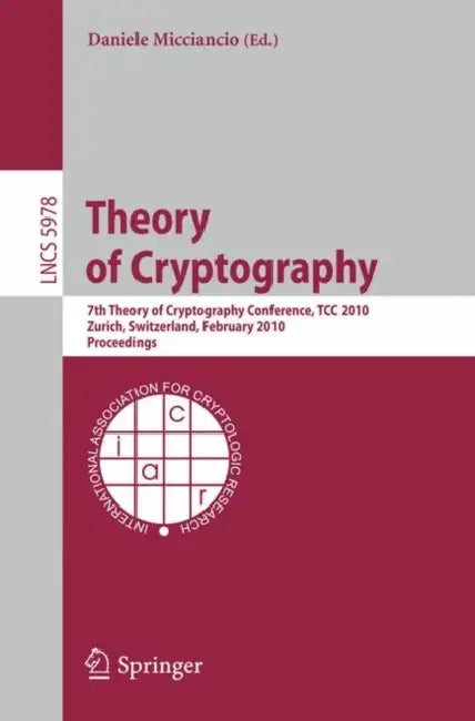 Buy Theory of Cryptography (English, Daniele Micciancio) — BookShops.in