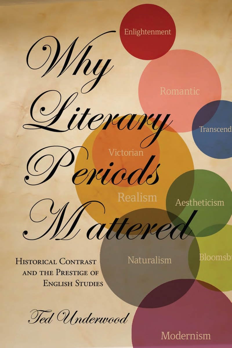 Buy Why Literary Periods Mattered: Historical Contrast and the Prestige of English Studies by Ted Underwood, Stanford University Press, English, Paperback, 2013 Edition — BookShops.in
