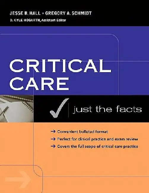 Buy Critical Care (English, Jesse B. Hall | Gregory a. Schmidt) — BookShops.in