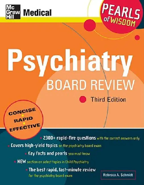 Buy Psychiatry Board Review (English, Rebecca A. Schmidt) — BookShops.in