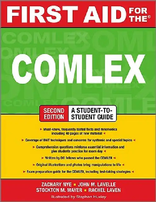 First Aid for the Comlex, Second Edition (English, Zachary Nye | John M. Lavelle | Stockton M. Mayer)