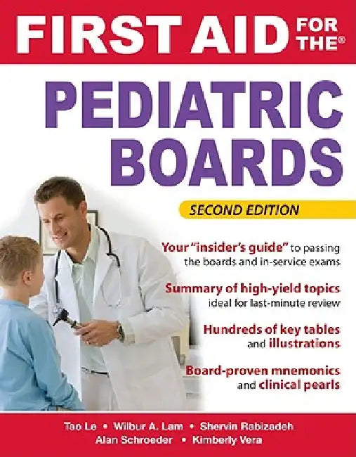 Buy First Aid for the Pediatric Boards (English, Tao Le | Wilbur Lam | Shervin Rabizadeh) — BookShops.in