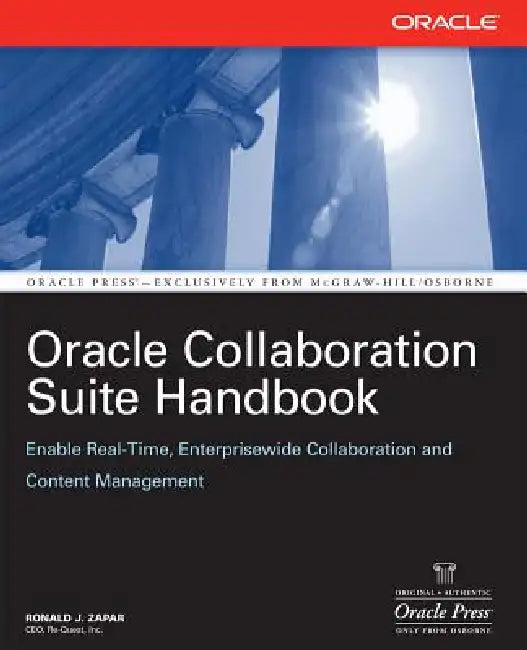 Buy Oracle Collaboration Suite Handbook (English, Ronald J. Zapar) — BookShops.in
