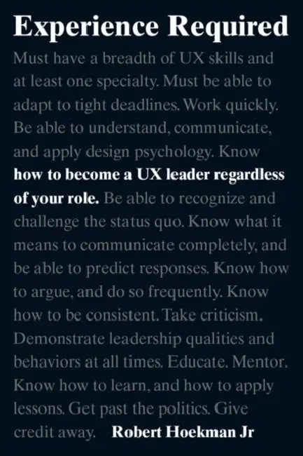 Buy Experience Required (English, Jr. Hoekman Robert) — BookShops.in