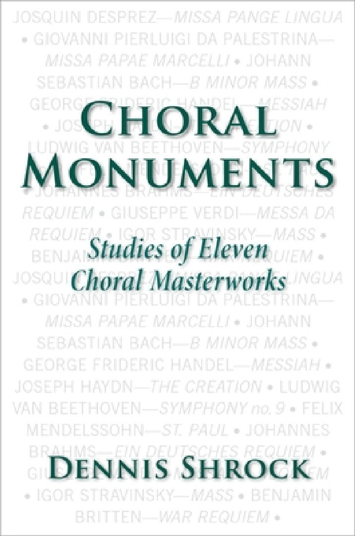 Buy Choral Monuments (English, Dennis Shrock) — BookShops.in