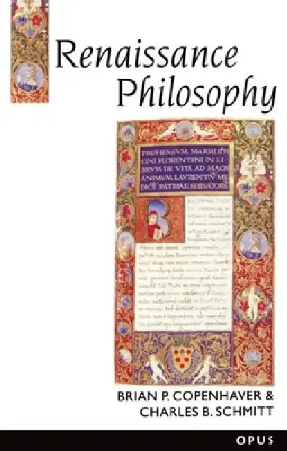 Buy Renaissance Philosophy (English, Brian P. Copenhaver | Charles B. Schmitt) — BookShops.in