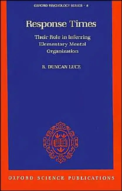 Buy Response Times (English, R. Duncan Luce) — BookShops.in