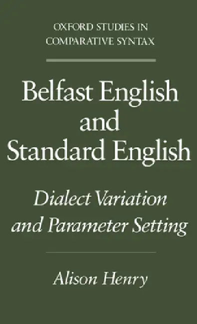Buy Belfast English and Standard English (English, Alison Henry) — BookShops.in