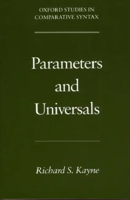 Buy Parameters and Universals (English, Richard S. Kayne) — BookShops.in