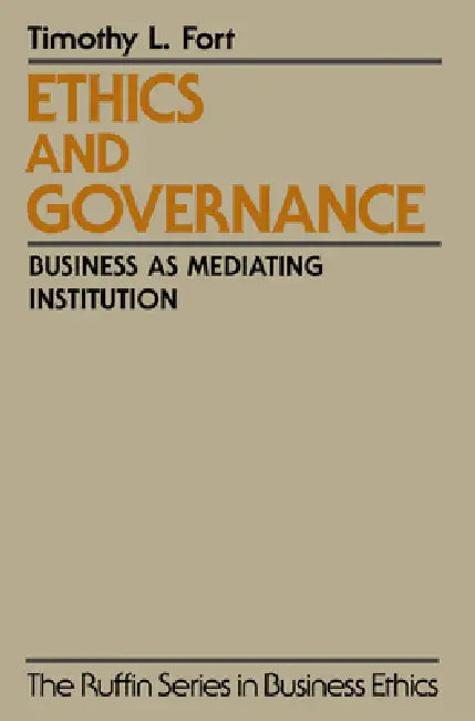 Ethics and Governance (English, Timothy L. Fort)