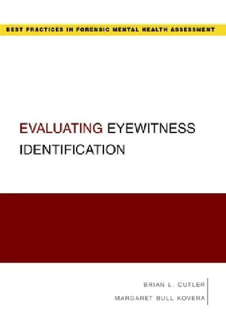 Buy Evaluating Eyewitness Identification (English, Brian Cutler) — BookShops.in