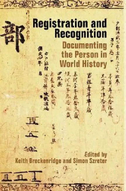 Registration and Recognition (English, Keith Breckenridge | Simon Szreter)