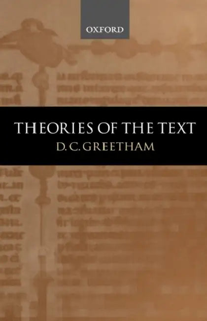 Theories of the Text (English, D. C. Greetham)