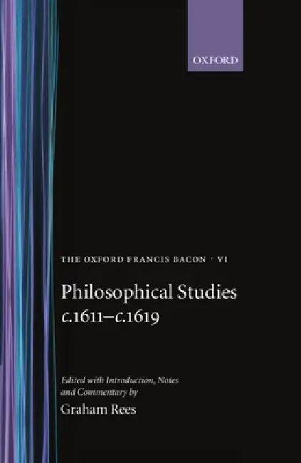 Buy Philosophical Studies C.1611-C.1619 (English, Francis Bacon | Graham Rees | Michael Edwards) — BookShops.in