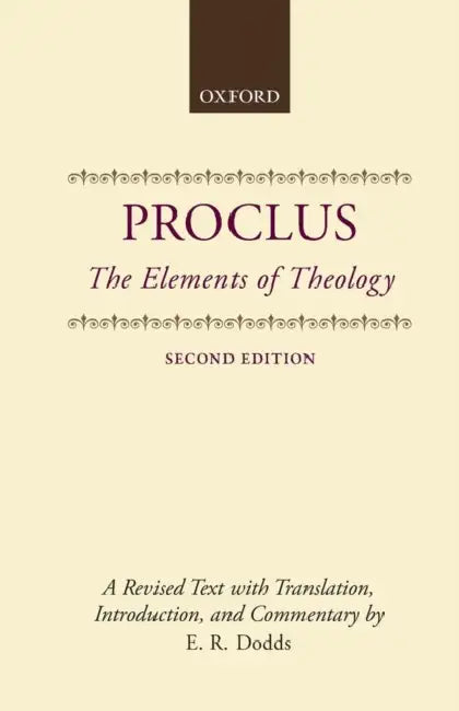 Buy The Elements of Theology (English, Proclus | E. R. Dodds | E. R. Dodds) — BookShops.in