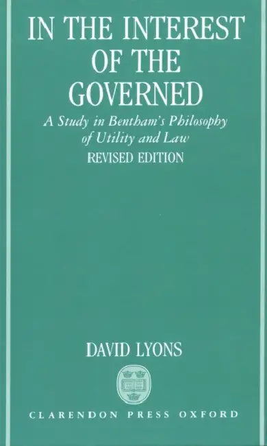 Buy In the Interest of the Governed (English, Louis Lyons | David Lyons) — BookShops.in