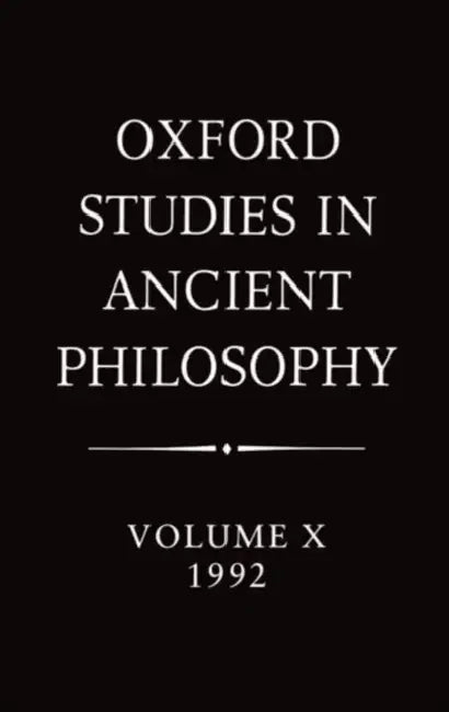 Buy Oxford Studies in Ancient Philosophy (English, Julia Annas) — BookShops.in
